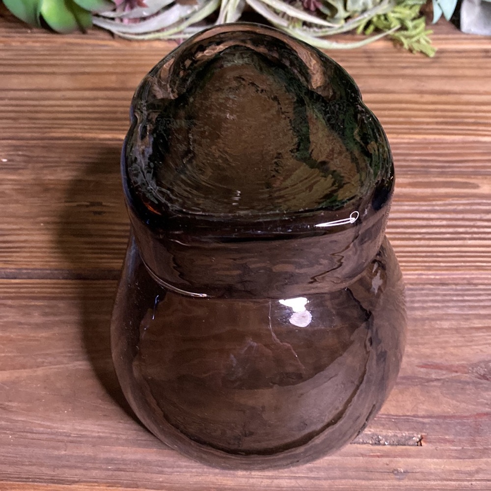 Pottery Barn Blown Soda Lime Glass Ombré Effect Large Skull Ice Bucket 💀 - Picture 13 of 16